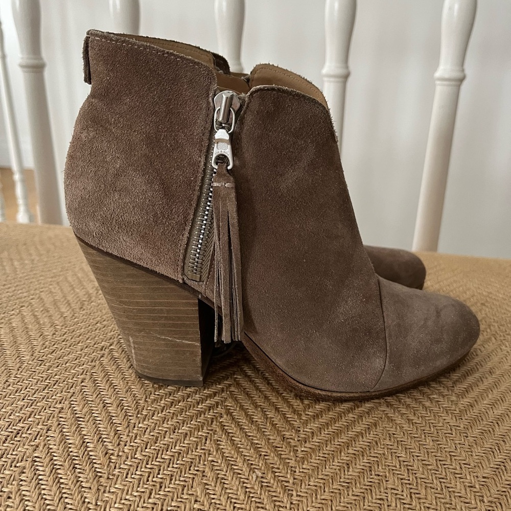 Rag & Bone suede booties, size 38.